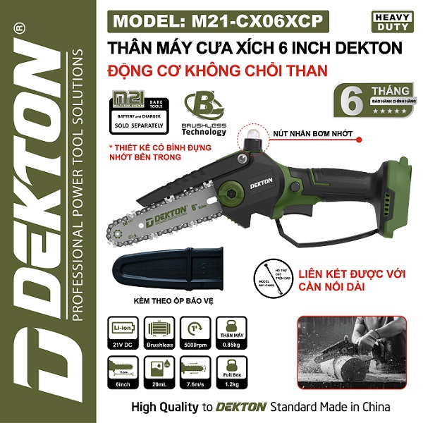 cua xich pin dekton m21