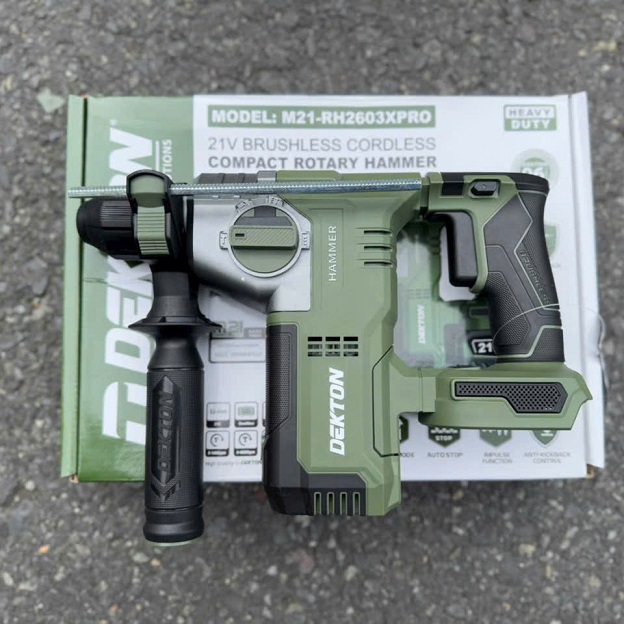 Máy khoan đục 3 chức năng dekton m21-2603xpro