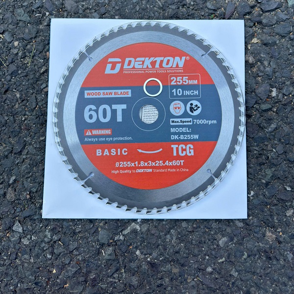 Lưỡi cắt gỗ dekton dk-b255w