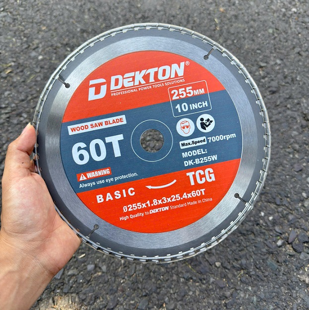Lưỡi cắt gỗ dekton dk-b255w
