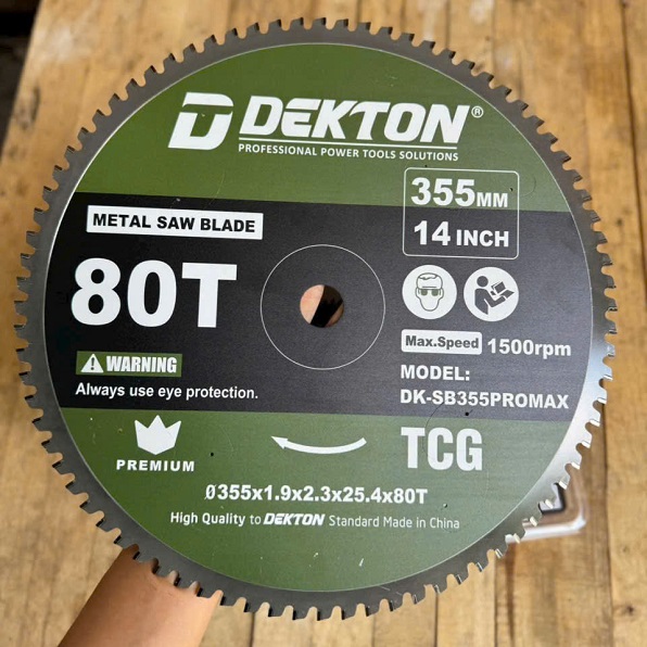 Lưỡi cắt hợp kim dekton DK-SB355PROMAX 80 răng