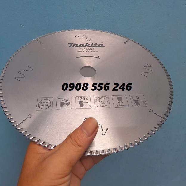 Lưỡi cắt nhôm makita 255mm chính hãng 1 Lưỡi cắt nhôm makita 255mm chính hãng