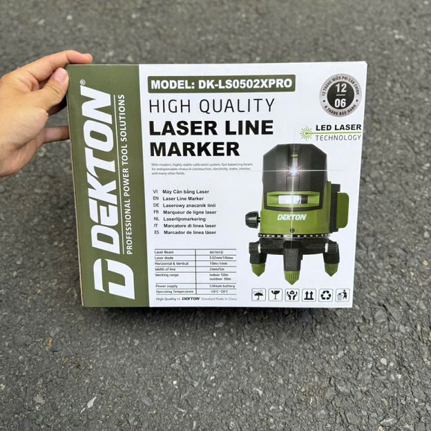 Máy cân bằng laser dekton dk-ls0502xpro