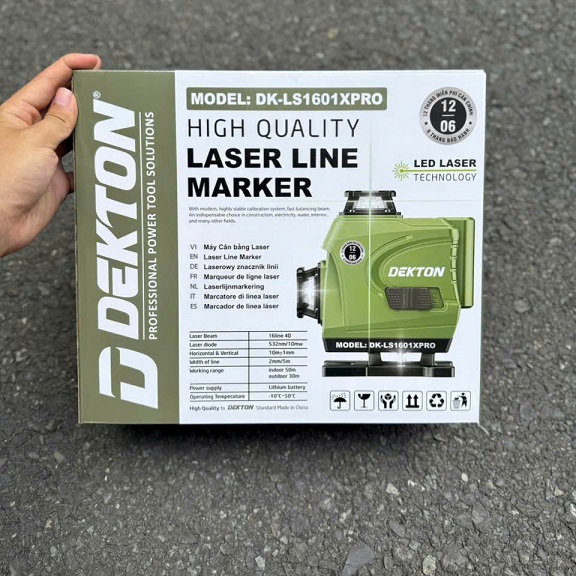 Máy cân chỉnh Laser 16 tia dekton dk-ls1601xpro