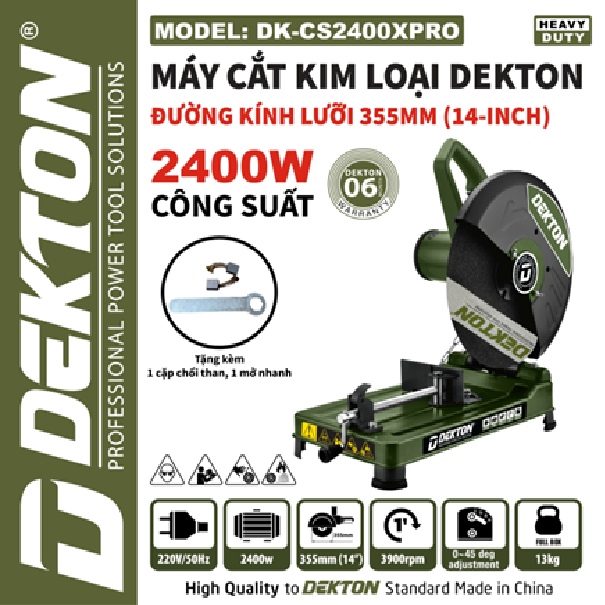 Máy cắt sắt dekton dk-cs2400xpro