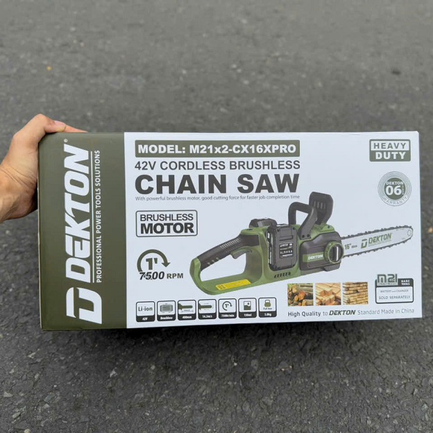 Máy cưa xích m21x2-cx16xpro hiệu dekton