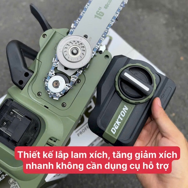 Máy cưa xích m21x2-cx16xpro hiệu dekton