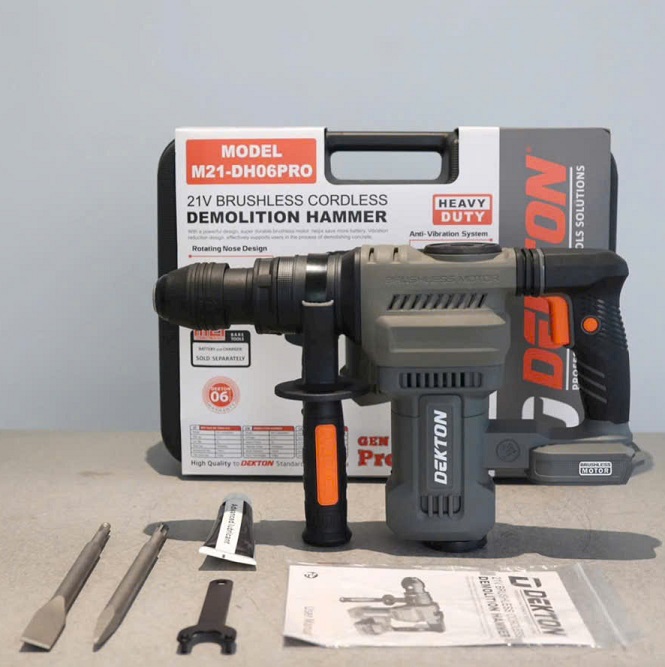 Máy đục bê tông pin dekton m21-dh06pro