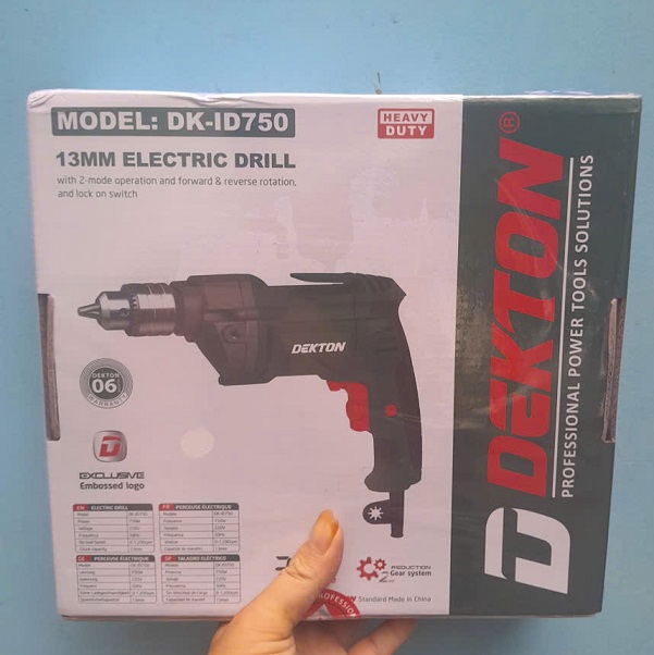 Máy khoan điện dekton dk-id750