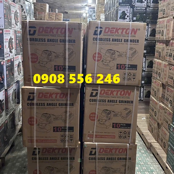 Máy mài góc không chổi than dekton m21-ag9000xpro