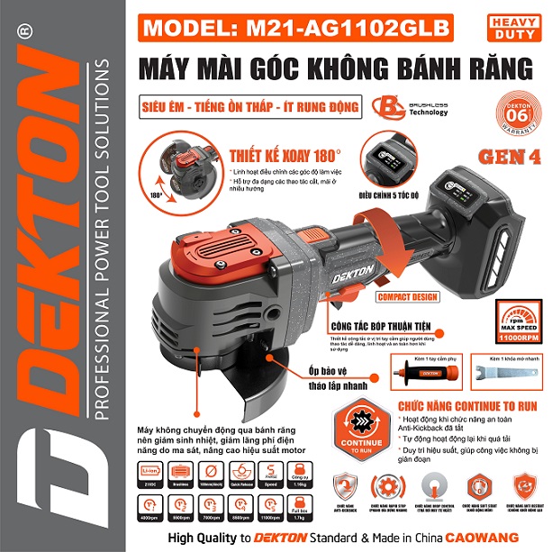 Máy mài không bánh răng dekton m21-ag1102glb 1 may mai khong banh rang dekton m21 ag1102glb
