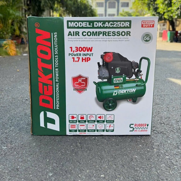Máy nén khí có dầu dekton dk-ac25dr