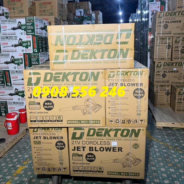 máy thổi hút bụi pin dekton m21-tb01x
