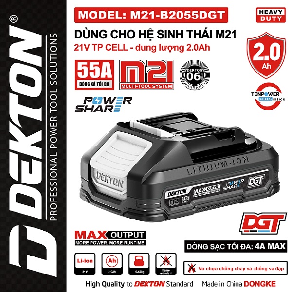 pin dekton m21 b2055dgt