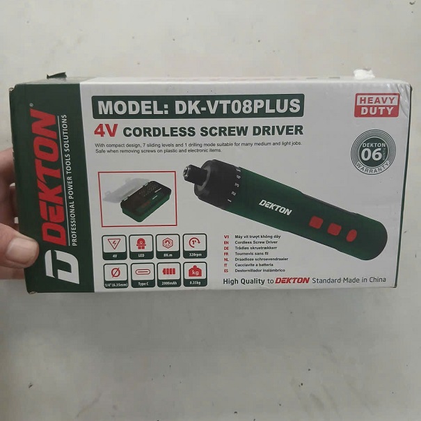 Máy vặn vit mini dekton dk-vt08plus